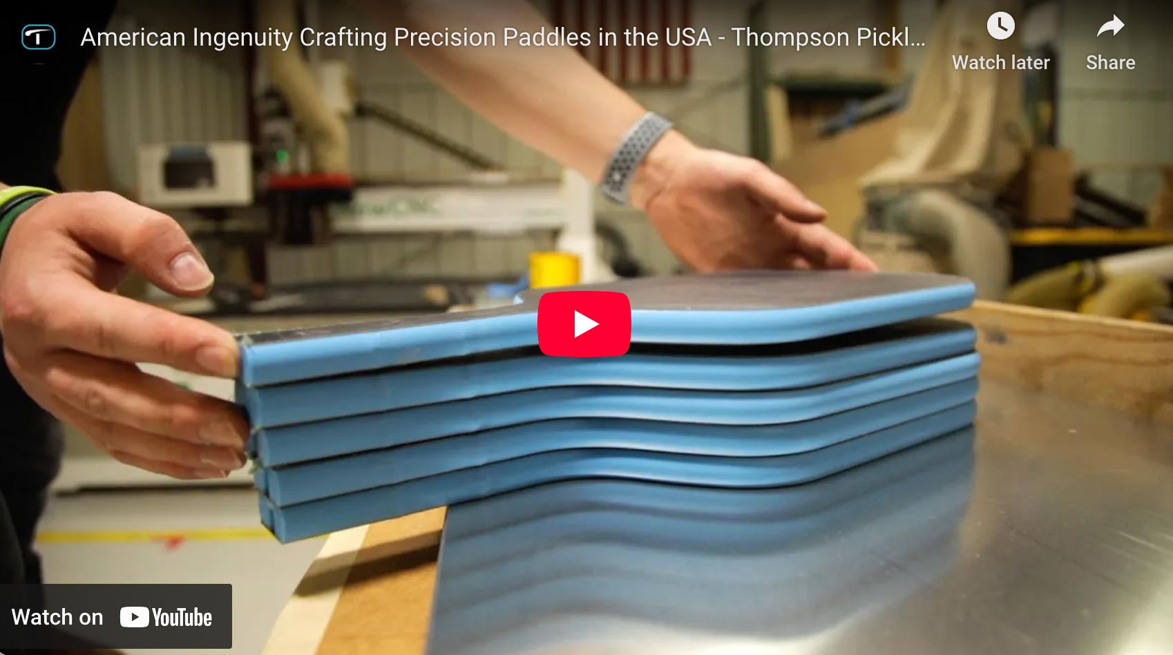American Ingenuity Crafting Precision Paddles in the USA