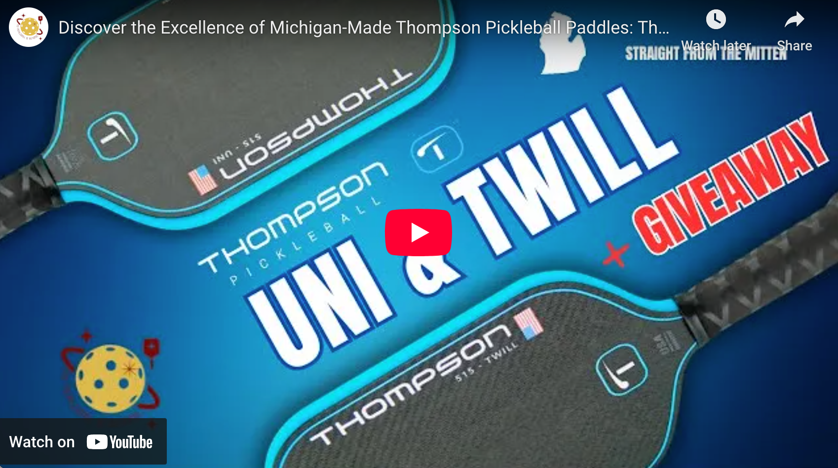 Pickleball and Beyond: Discover the Excellence of Thompson Paddles